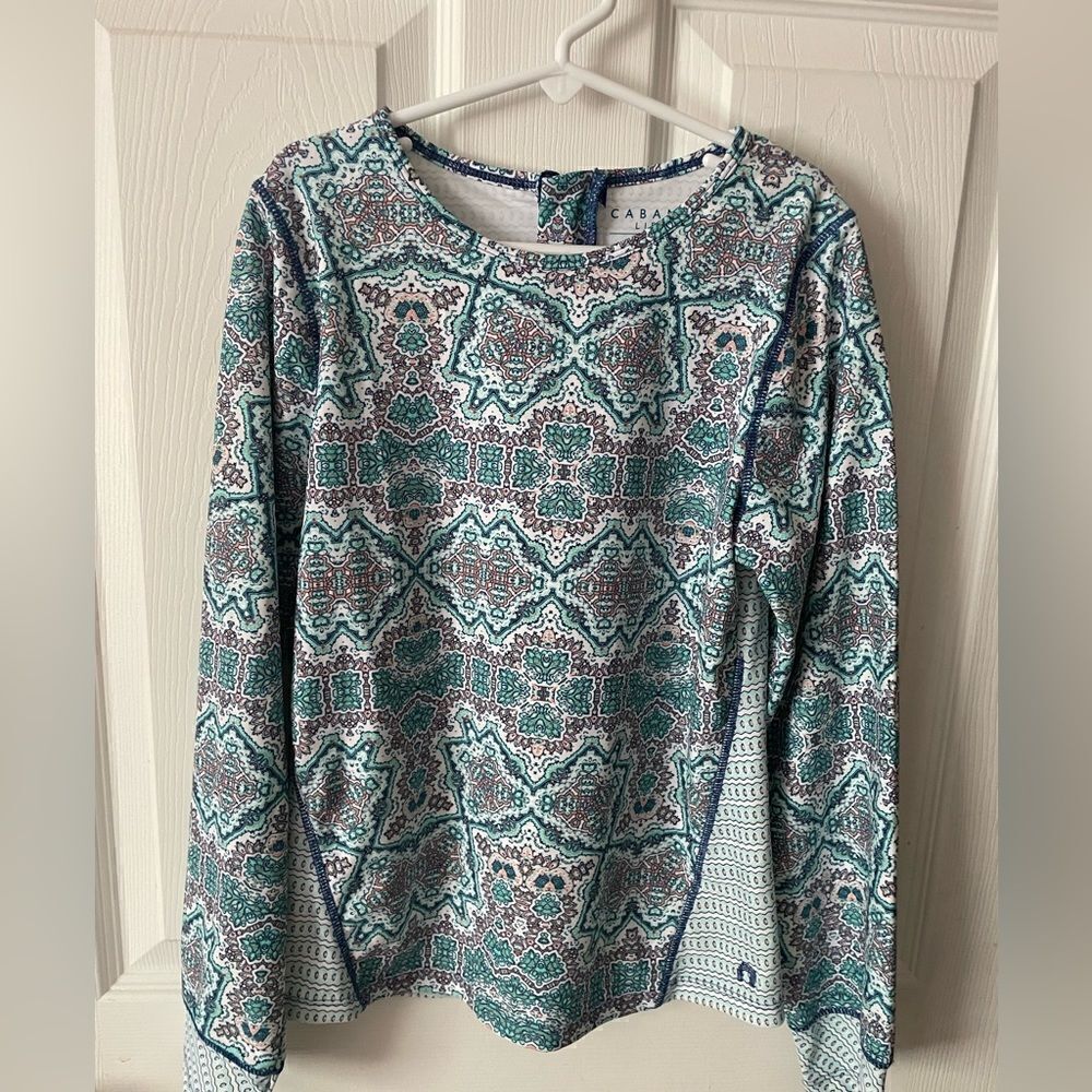 Girls Cabana life rash guard